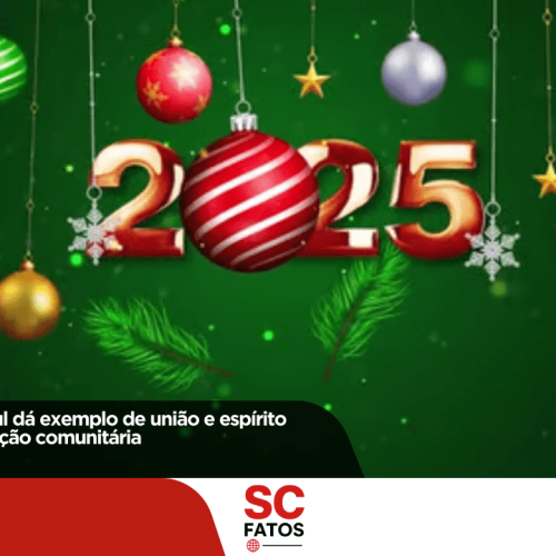 São Cristóvão do Sul dá exemplo de união e espírito natalino em celebração comunitária