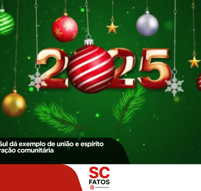 São Cristóvão do Sul dá exemplo de união e espírito natalino em celebração comunitária
