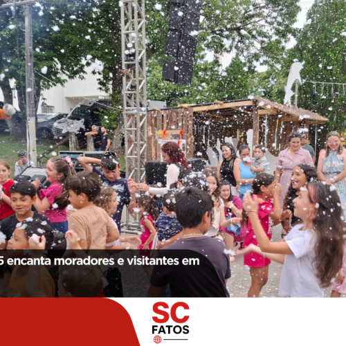 Brilho de Natal 2025 encanta moradores e visitantes em Bocaina do Sul