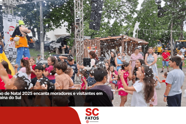 Brilho de Natal 2025 encanta moradores e visitantes em Bocaina do Sul