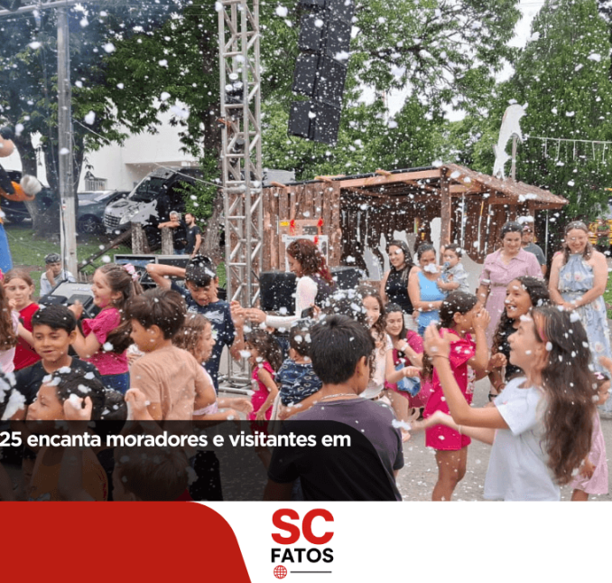 Brilho de Natal 2025 encanta moradores e visitantes em Bocaina do Sul