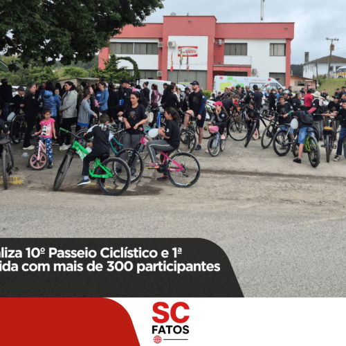Bocaina do Sul realiza 10º Passeio Ciclístico e 1ª Caminhada pela Vida com mais de 300 participantes
