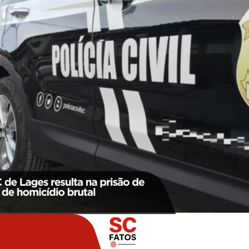 Operação da DIC de Lages resulta na prisão de acusado de homicídio brutal de idosa