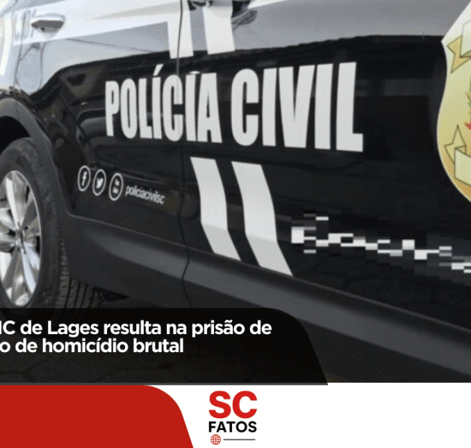 Operação da DIC de Lages resulta na prisão de acusado de homicídio brutal de idosa