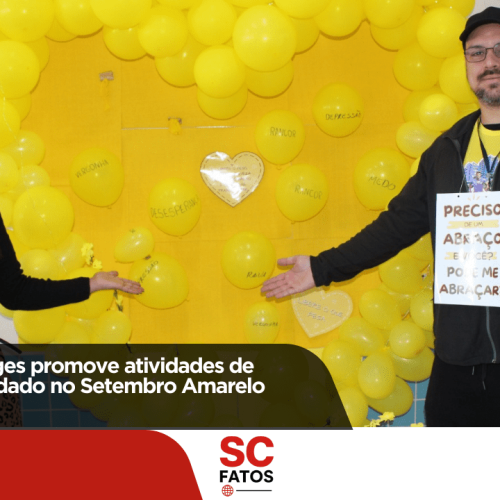 Prefeitura de Lages promove atividades de escuta e autocuidado no Setembro Amarelo