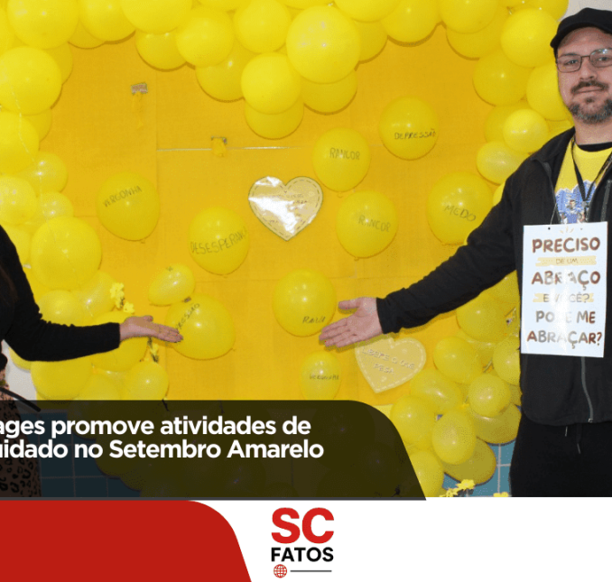 Prefeitura de Lages promove atividades de escuta e autocuidado no Setembro Amarelo