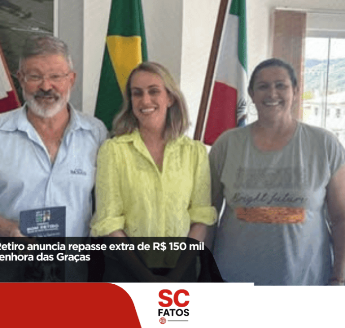 Prefeitura de Bom Retiro anuncia repasse extra de R$ 150 mil ao Hospital Nossa Senhora das Graças
