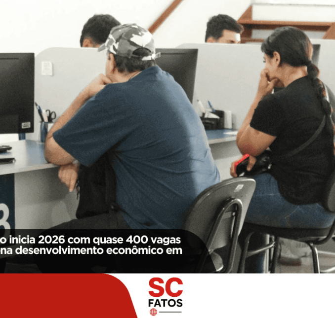 Banco do Emprego inicia 2026 com quase 400 vagas abertas e impulsiona desenvolvimento econômico em Lages