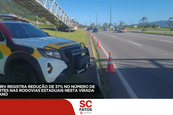 CPMRV REGISTRA REDUÇÃO DE 37% NO NÚMERO DE MORTES NAS RODOVIAS ESTADUAIS NESTA VIRADA DE ANO