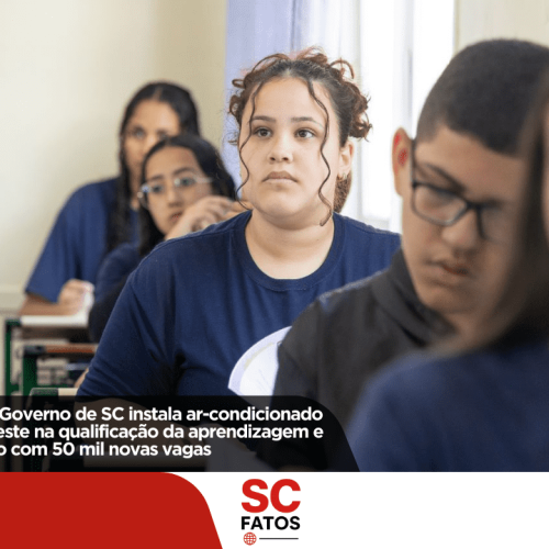 Retrospectiva 2025: Governo de SC instala ar-condicionado em 100% das salas de aula, investe na qualificação da aprendizagem e amplia ensino técnico com 50 mil novas vagas