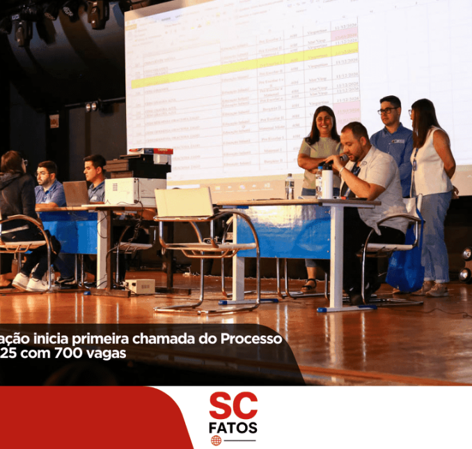 Secretaria da Educação inicia primeira chamada do Processo Seletivo nº 006/2025 com 700 vagas