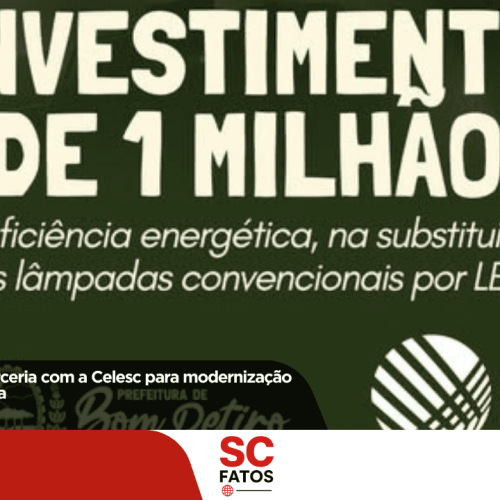 Bom Retiro firma parceria com a Celesc para modernização da iluminação pública