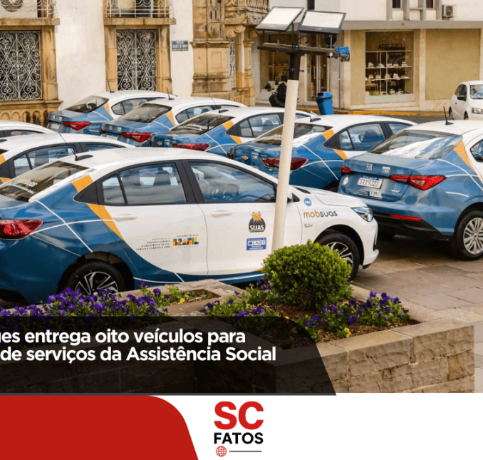 Prefeitura de Lages entrega oito veículos para fortalecer a rede de serviços da Assistência Social