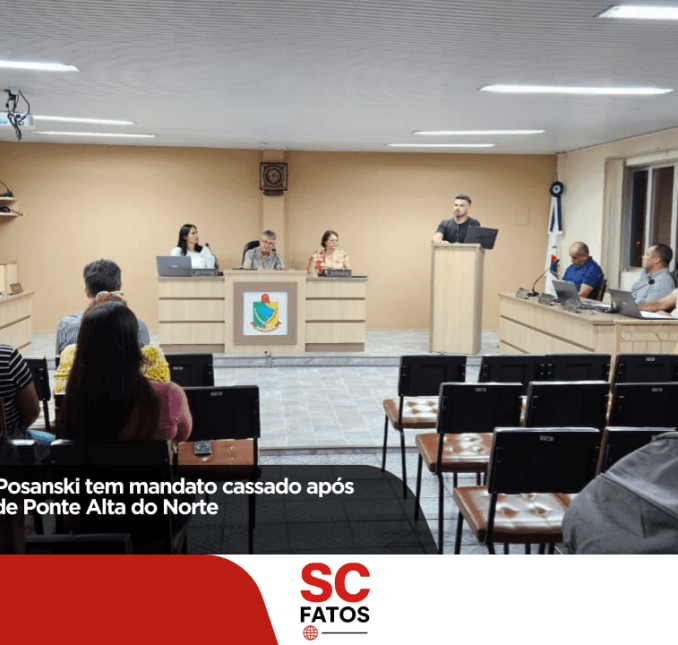 Vereador Rodrigo Posanski tem mandato cassado após sessão na Câmara de Ponte Alta do Norte
