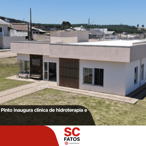 Prefeitura de Correia Pinto inaugura clinica de hidroterapia e fisioterapia