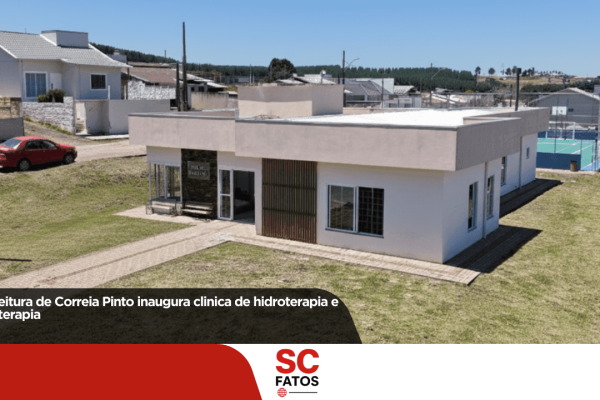 Prefeitura de Correia Pinto inaugura clinica de hidroterapia e fisioterapia