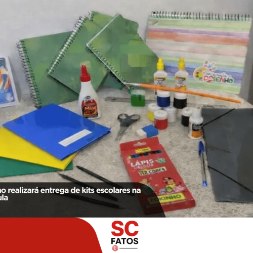 Prefeitura de Rio Rufino realizará entrega de kits escolares na primeira semana de aula