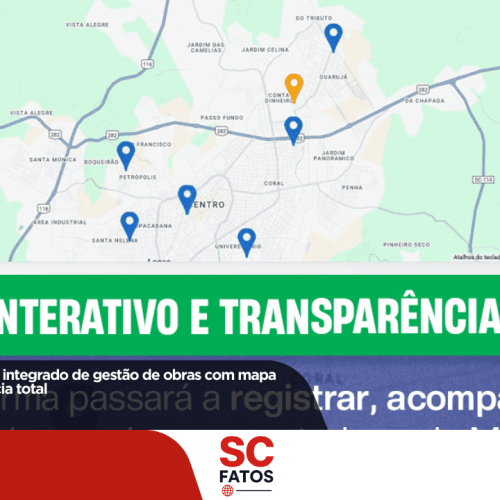Lages implanta sistema integrado de gestão de obras com mapa interativo e transparência total