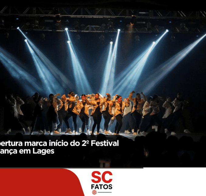 Espetáculo de abertura marca início do 2º Festival Catarinense de Dança em Lages
