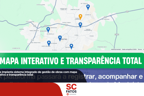 Lages implanta sistema integrado de gestão de obras com mapa interativo e transparência total