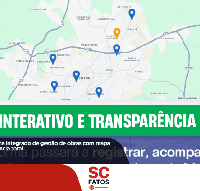 Lages implanta sistema integrado de gestão de obras com mapa interativo e transparência total