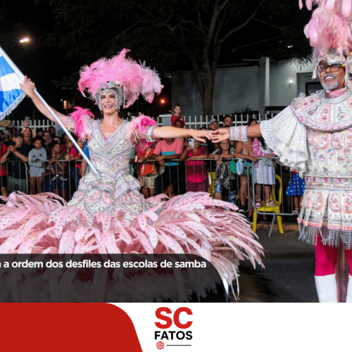 Carnaval 2026: definida a ordem dos desfiles das escolas de samba de Lages
