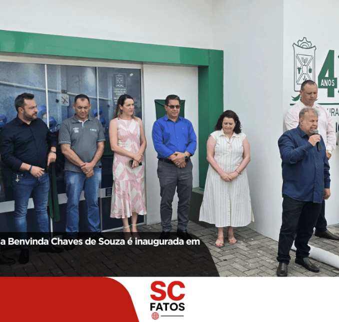 Clínica de Hidroterapia Benvinda Chaves de Souza é inaugurada em Otacílio Costa