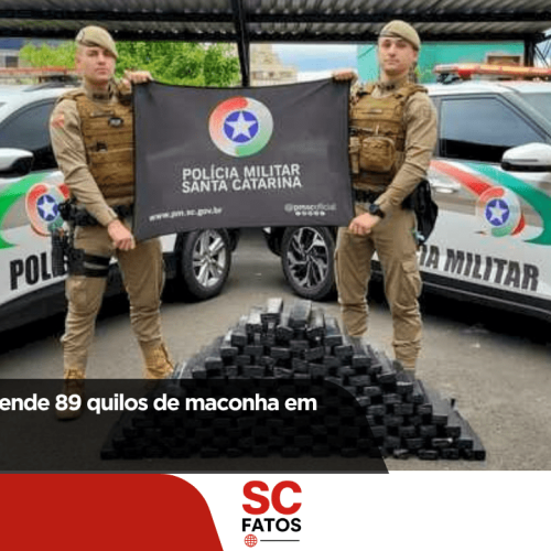 Polícia Militar apreende 89 quilos de maconha em Caçador