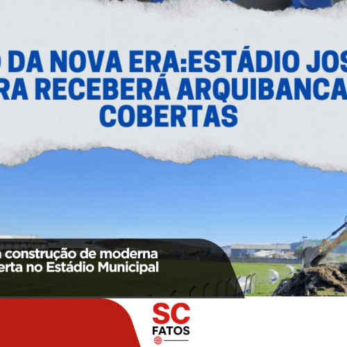 São Joaquim inicia construção de moderna arquibancada coberta no Estádio Municipal
