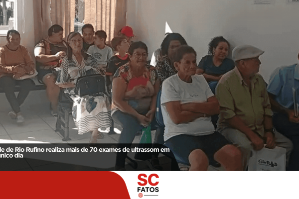 Saúde de Rio Rufino realiza mais de 70 exames de ultrassom em um único dia