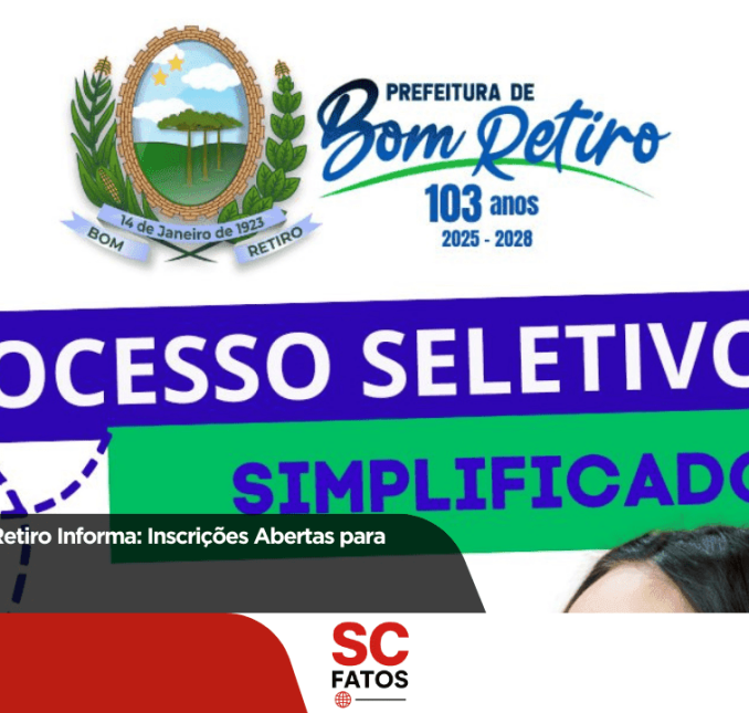 Prefeitura de Bom Retiro abre inscrições para Processo Seletivo com vagas em diversas áreas