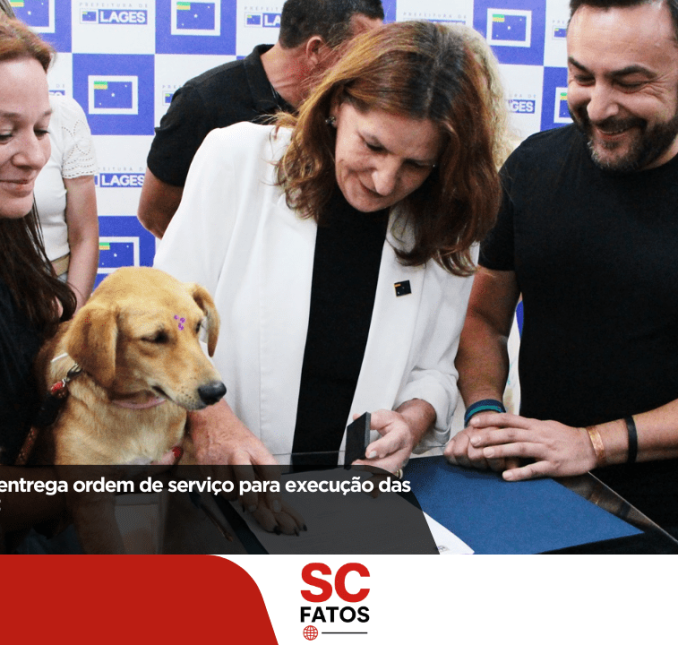 Prefeitura de Lages entrega ordem de serviço para execução das obras do Parque Pet