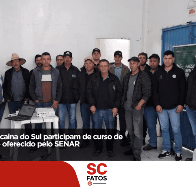 Tratoristas de Bocaina do Sul participam de curso de aperfeiçoamento oferecido pelo SENAR