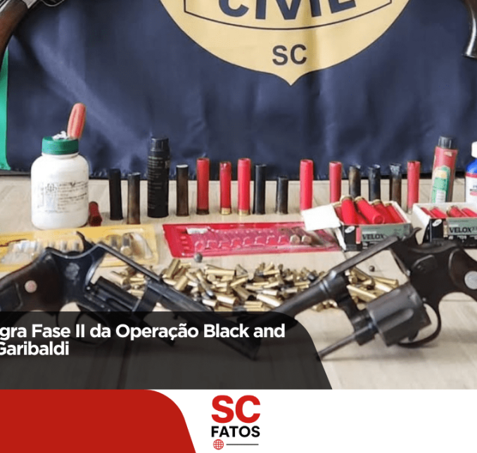Polícia Civil deflagra Fase II da Operação Black and White em Anita Garibaldi