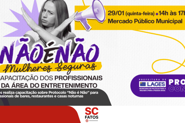 Lages realiza capacitação sobre Protocolo “Não é Não” para profissionais de bares, restaurantes e casas noturnas