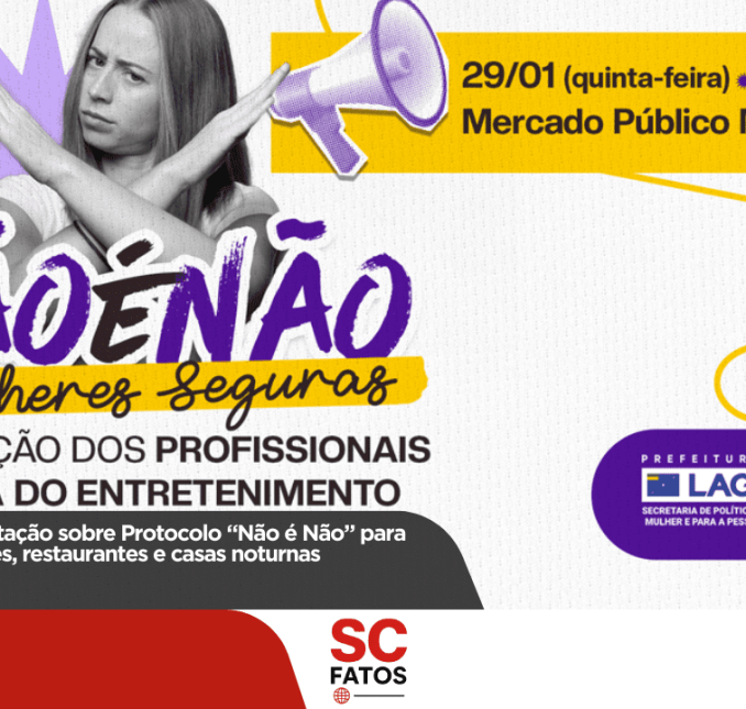 Lages realiza capacitação sobre Protocolo “Não é Não” para profissionais de bares, restaurantes e casas noturnas