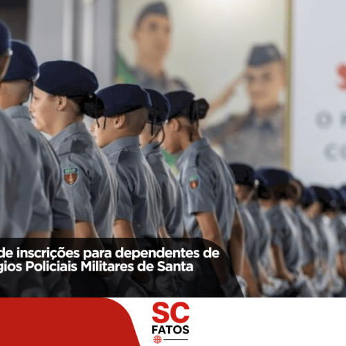 Aberto o período de inscrições para dependentes de militares nos Colégios Policiais Militares de Santa Catarina