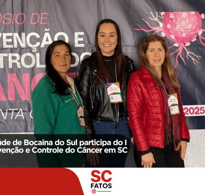 Secretaria de Saúde de Bocaina do Sul participa do I Simpósio de Prevenção e Controle do Câncer em SC