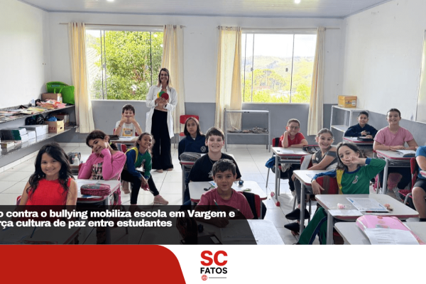 Ação contra o bullying mobiliza escola em Vargem e reforça cultura de paz entre estudantes
