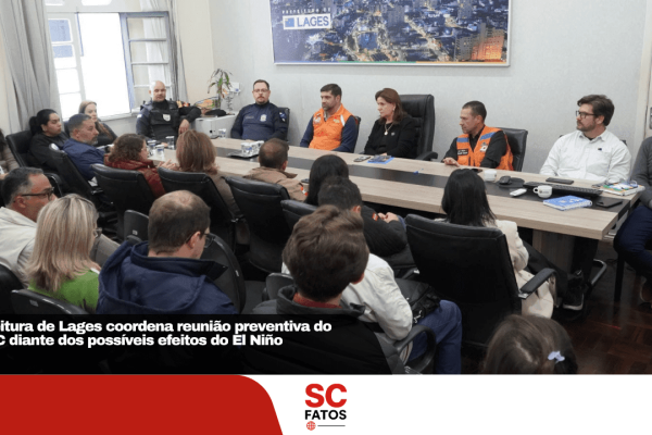 Prefeitura de Lages coordena reunião preventiva do GRAC diante dos possíveis efeitos do El Niño