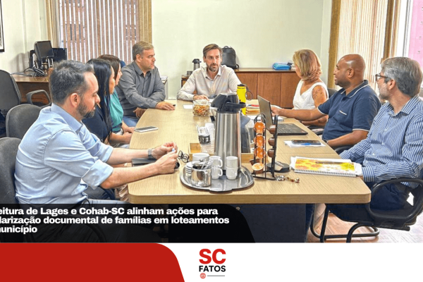 Prefeitura de Lages e Cohab-SC alinham ações para regularização documental de famílias em loteamentos do município