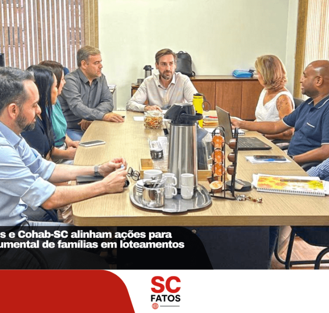 Prefeitura de Lages e Cohab-SC alinham ações para regularização documental de famílias em loteamentos do município
