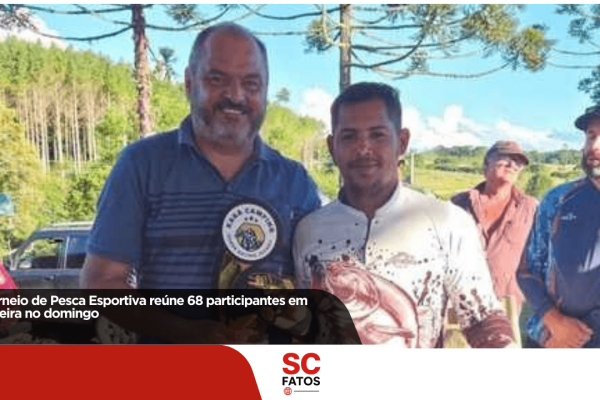 1º Torneio de Pesca Esportiva reúne 68 participantes em Palmeira no domingo