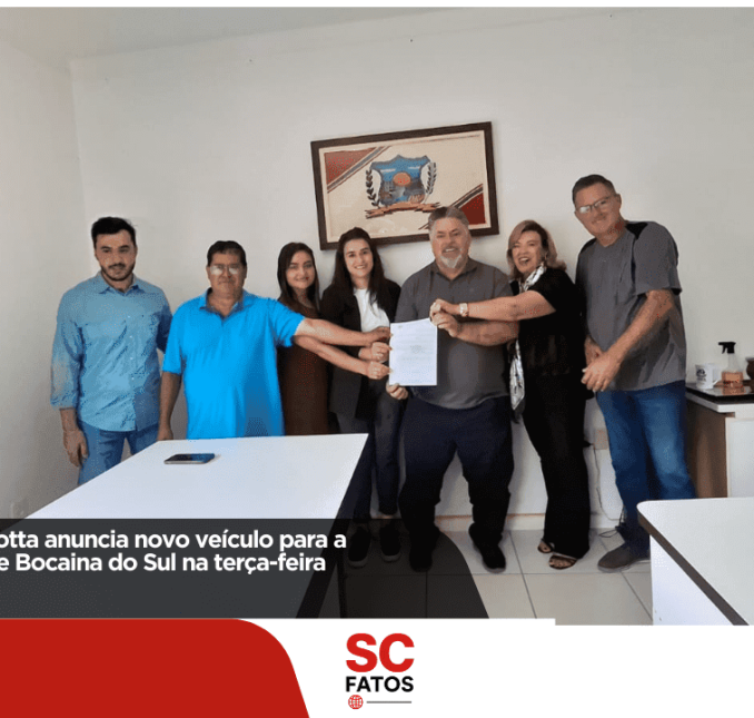 Deputado Sérgio Motta anuncia novo veículo para a Assistência Social de Bocaina do Sul na terça-feira
