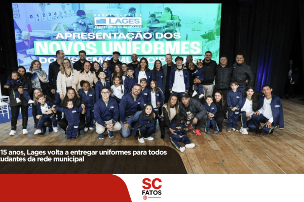 Após 15 anos, Lages volta a entregar uniformes para todos os estudantes da rede municipal
