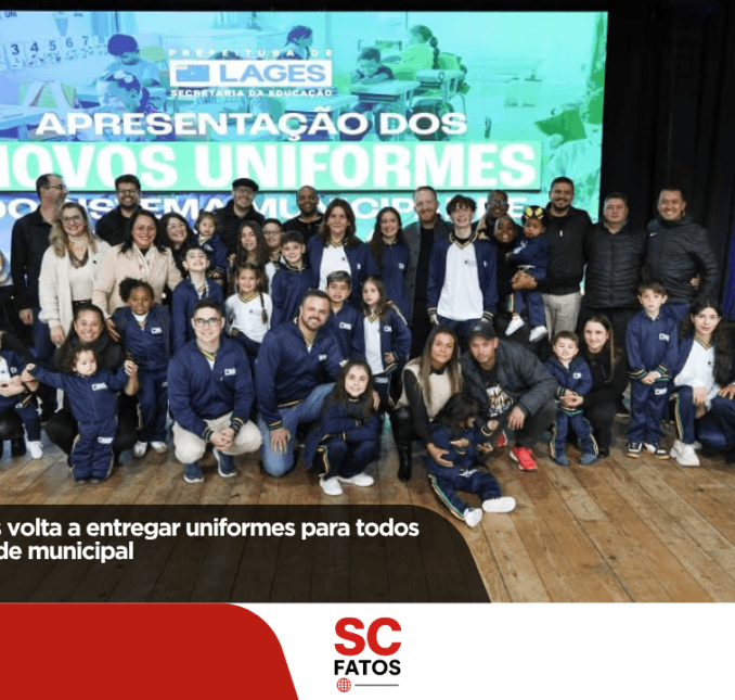 Após 15 anos, Lages volta a entregar uniformes para todos os estudantes da rede municipal