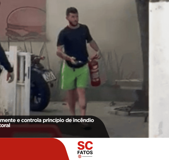 Lageano age rapidamente e controla princípio de incêndio em food truck no Litoral