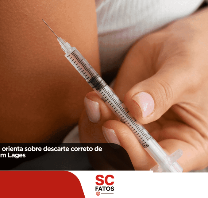 Secretaria de Saúde orienta sobre descarte correto de agulhas e seringas em Lages