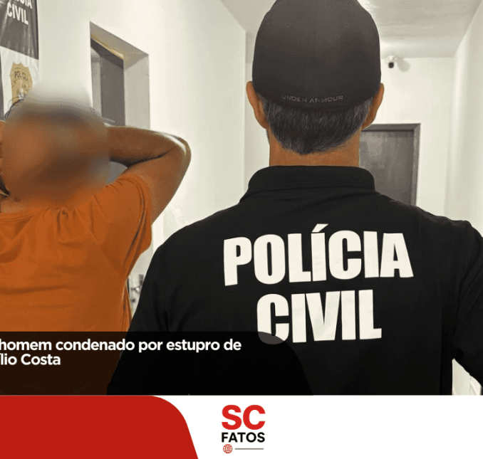 Polícia Civil prende homem condenado por estupro de vulnerável em Otacílio Costa