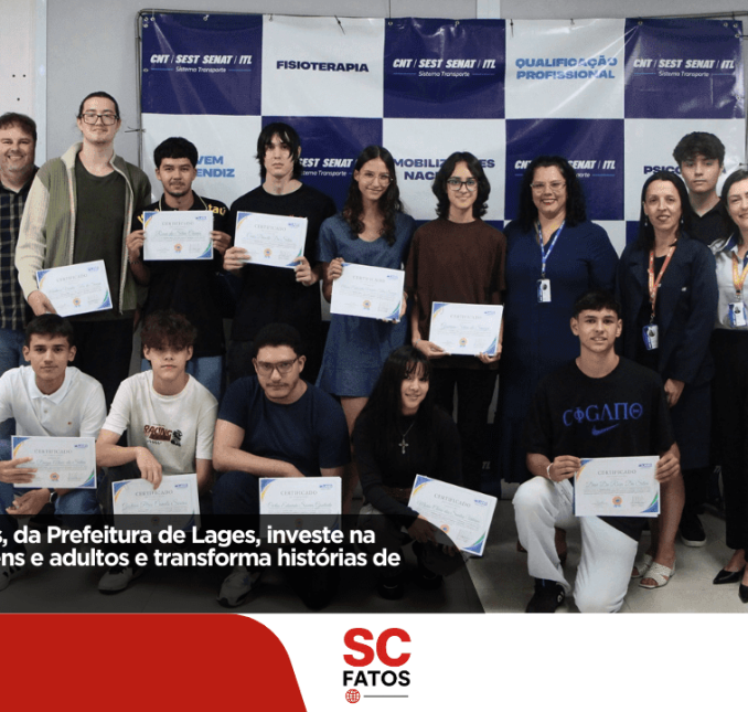 Curso Qualifica Mais, da Prefeitura de Lages, investe na capacitação de jovens e adultos e transforma histórias de vida